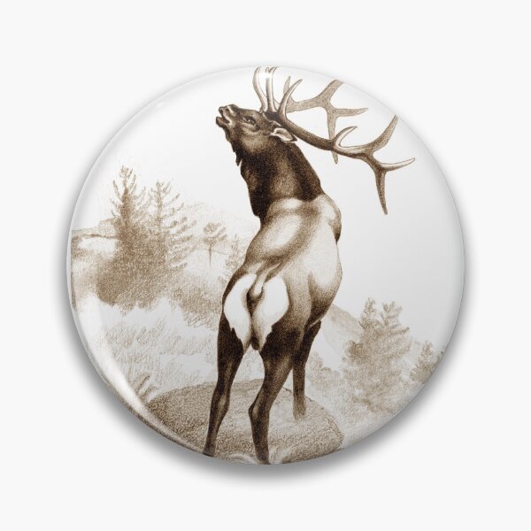 Item preview, The Angry Elk (or Wapiti) designed and sold by Patricia Howitt.
