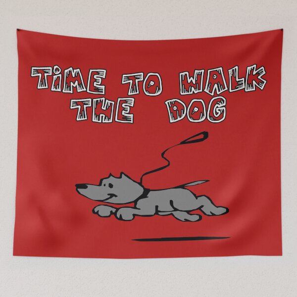 Item preview, Time to Walk The Dog designed and sold by DSG-PANDA.