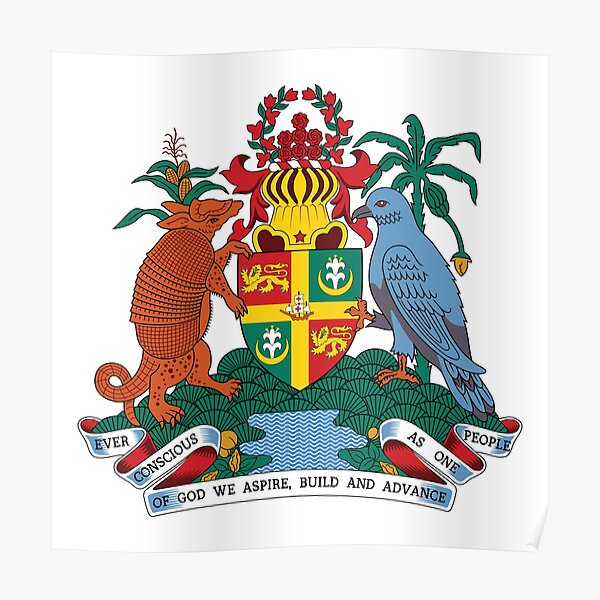 "Grenada Coat of Arms" Poster for Sale by identiti Redbubble