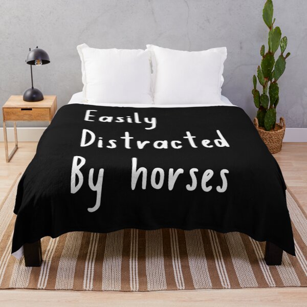 Item preview, Easily distracted by horses,Horse Lover Gift ,Horse Shirt, Horse Vaulting Riding,, Classic T-Shirt designed and sold by delkh07.