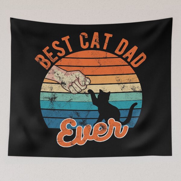 Item preview, Best cat dad ever vintage fathers day gifts 2020 designed and sold by CodingForTech.
