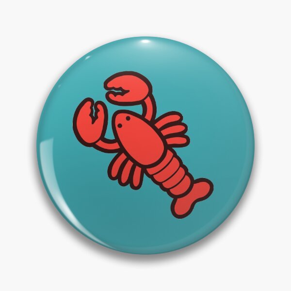 Item preview, Lobsters Pattern on Turquoise Blue designed and sold by evannave.