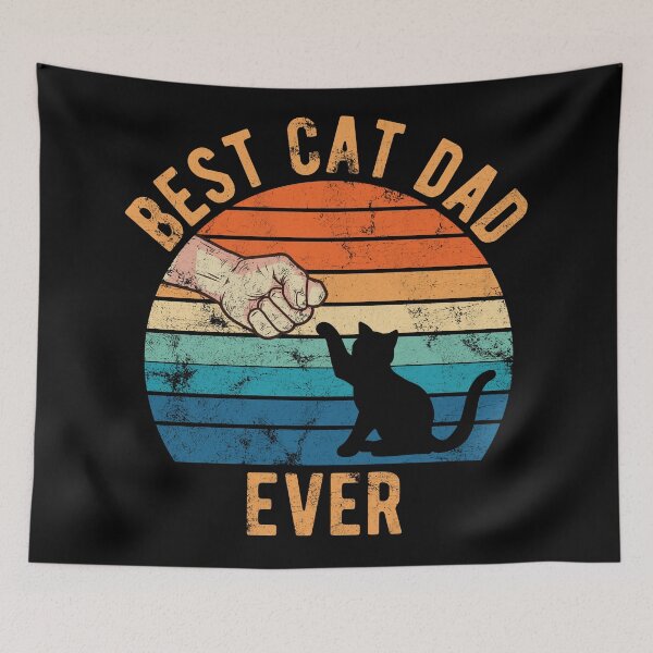 Item preview, Best cat dad ever vintage fathers day gifts 2020 designed and sold by CodingForTech.
