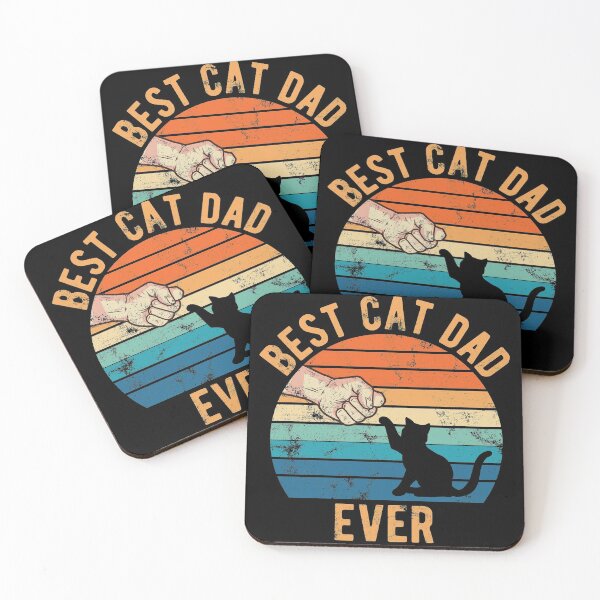 Item preview, Best cat dad ever vintage fathers day gifts 2020 designed and sold by CodingForTech.