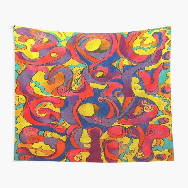 Boy.Man.God.Shit. Design 1 Tapestry