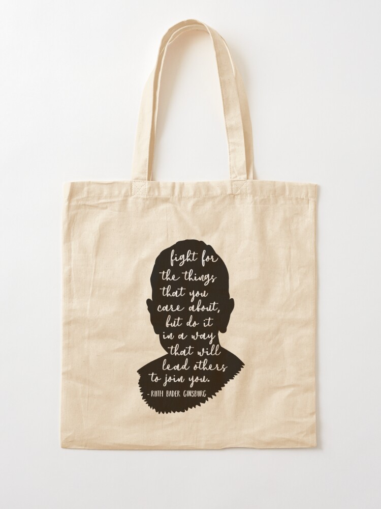 ruth bader ginsburg tote bag