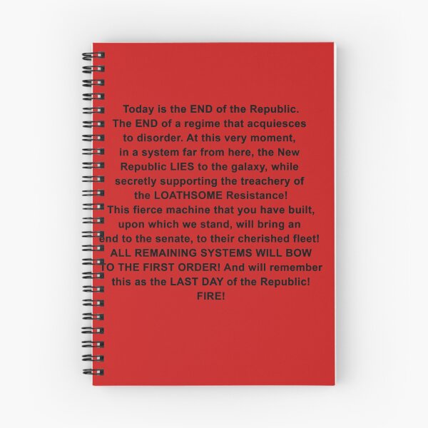Item preview, starkiller speech designed and sold by divinehowell.