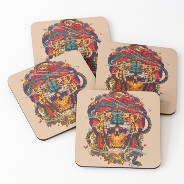 Item preview, Aztec skull Lion designed and sold by BavlyN.