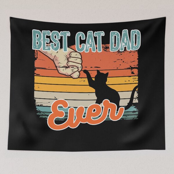 Item preview, Best cat dad ever vintage fathers day gifts 2020 designed and sold by CodingForTech.