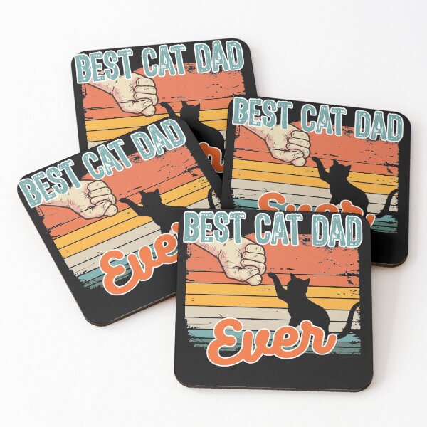Item preview, Best cat dad ever vintage fathers day gifts 2020 designed and sold by CodingForTech.