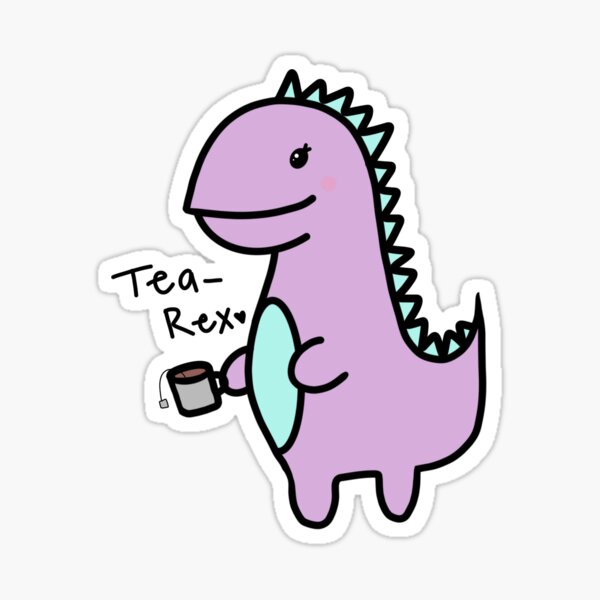 Aperçu de l'œuvre Tea-Rex :) créée et vendue par serenafecteau.