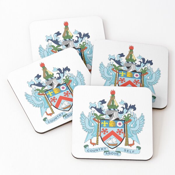 Item preview, St Kitts and Nevis Coat of Arms designed and sold by IdentiTee Studios.