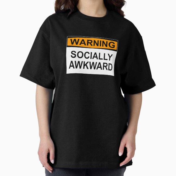 Item preview, WARNING: SOCIALLY AWKWARD designed and sold by Rob Price.