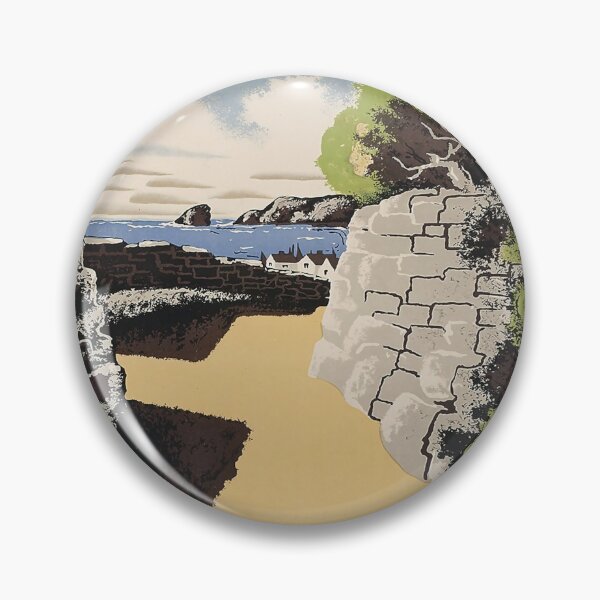 Item preview, Go to Cornwall vintage travel poster designed and sold by stickart-marek.