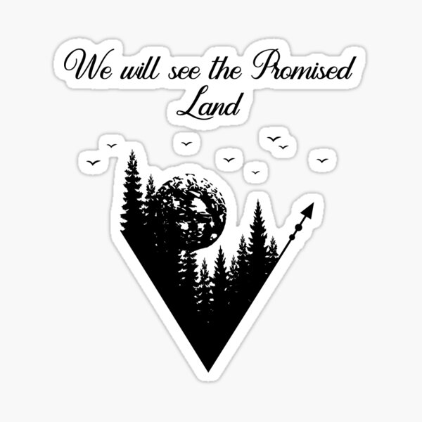 Promised Land Stickers Redbubble - the promised land cursed images roblox meme sticker by taviasstickers redbubble