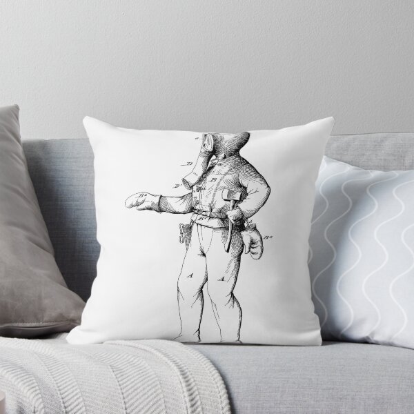 Item preview, 1880s Firemen's Suit Patent Drawing designed and sold by PatentArts.