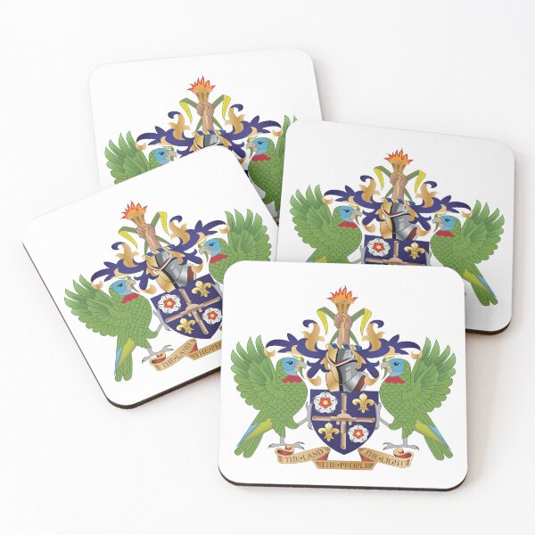 Item preview, St Lucia Coat of Arms designed and sold by IdentiTee Studios.