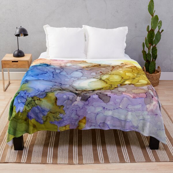 Item preview, Sea Pools Lavender Sun Navy Lava Surge designed and sold by EjRielDesign.