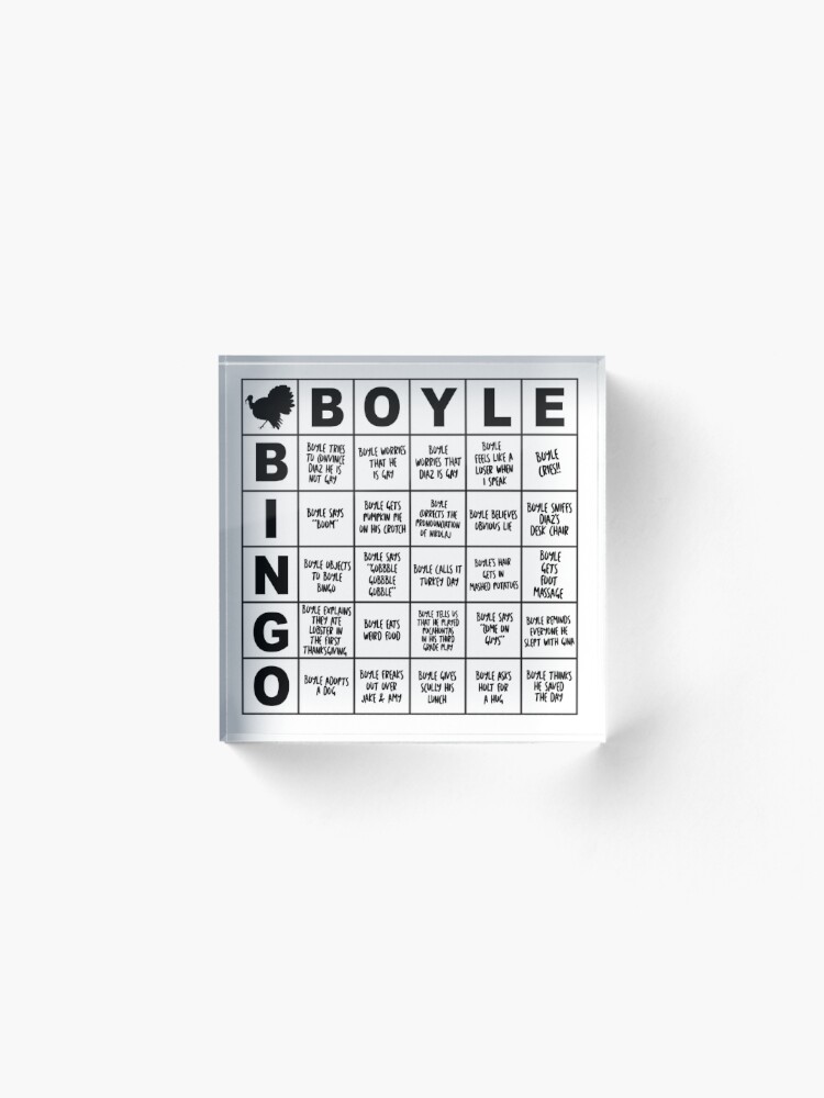 Boyle Bingo - Brooklyn Nine-nine(b99) Pattern Cushion Cover Throw