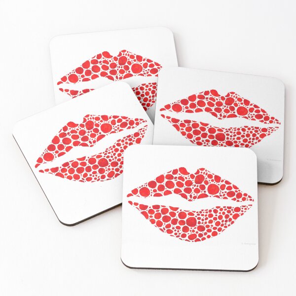 Item preview, Red Lips Art - Big Kiss - Sharon Cummings designed and sold by Sharon Cummings Art.