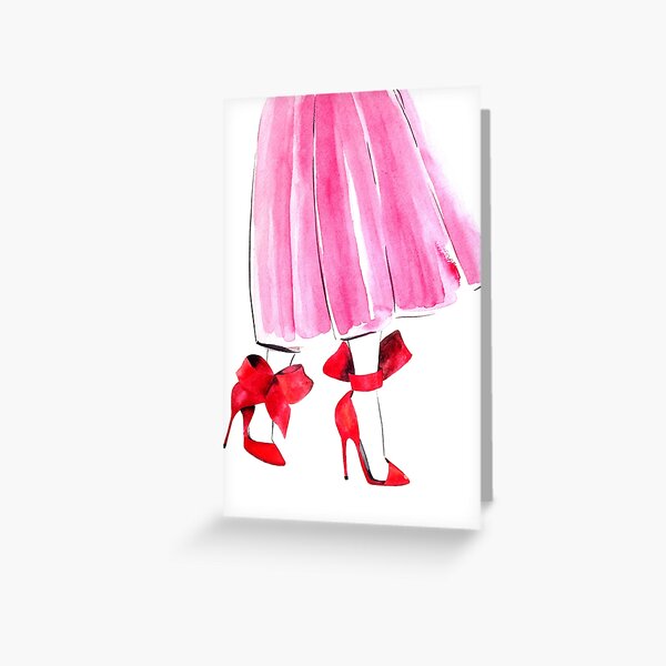 Red Shoes Greeting Card