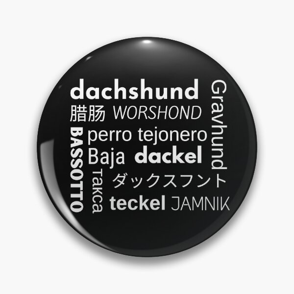 Item preview, Dachshund in many lanugages designed and sold by Larchar.