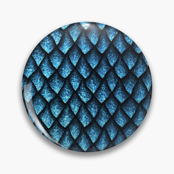 Item preview, Blue Dragon Reptile Scales Print Pattern designed and sold by christianadams.