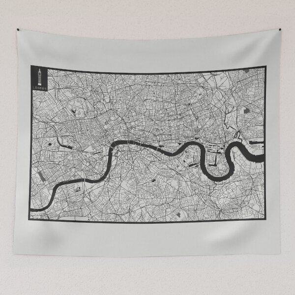 Item preview, London Map transparent background designed and sold by SHIT! CLOTHING.