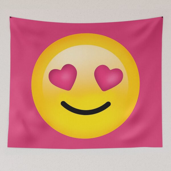 Item preview, heart eyes smiley face designed and sold by Gossip Rag.