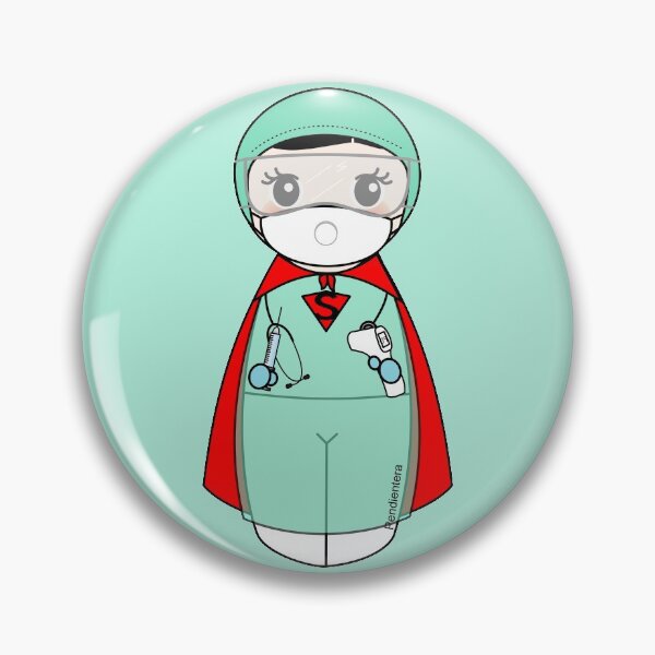 Item preview, Kokeshi Superheroine Nurse designed and sold by Pendientera.