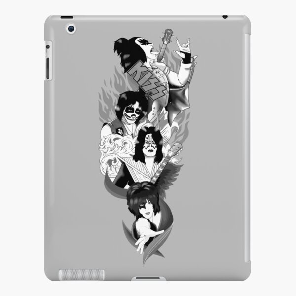 KISS - Wicked Cool Rockstar Shirt - BW iPad Snap Case