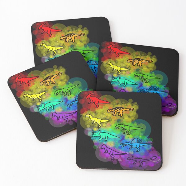Item preview, Rainbow Dinosaurs designed and sold by CelticDragoness.