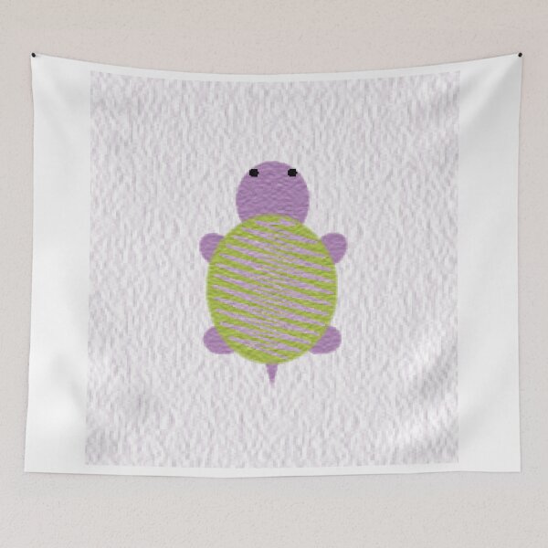 Item preview, Cute Purple and Green Turtle designed and sold by Hedgie Designs.