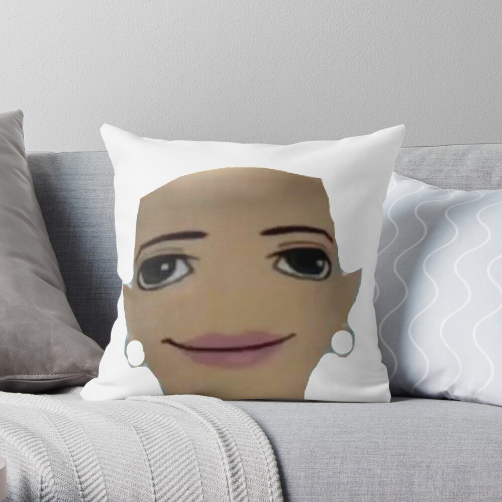 Ratchet Roblox Meme Throw Pillow By Lovied Redbubble - the ghetto roblox meme