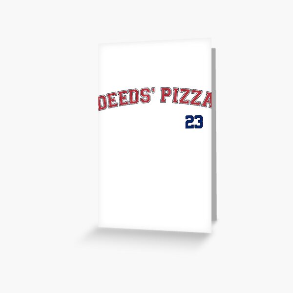 Deeds Pizza Baseball Greeting Card