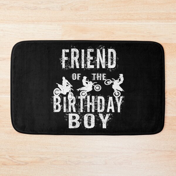 Item preview, Friend Of The Birthday Boy Dirt Bike B-day Party design designed and sold by Grabitees.
