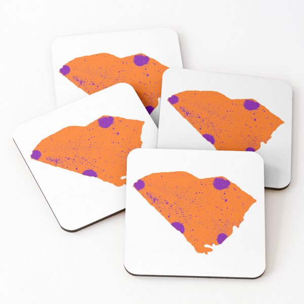Item preview, South Carolina - Orange and Purple designed and sold by Ducking Nerd.