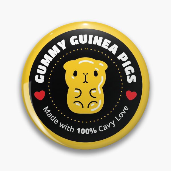 Copy of Bubu and Moonch, Gummy Guinea Pig Pin