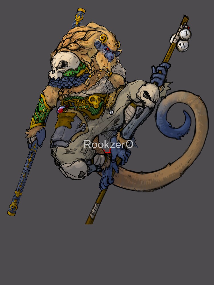 Thumbnail 6 of 6, Premium Oversized Hoodie, Monkey designed and sold by Rookzer0.