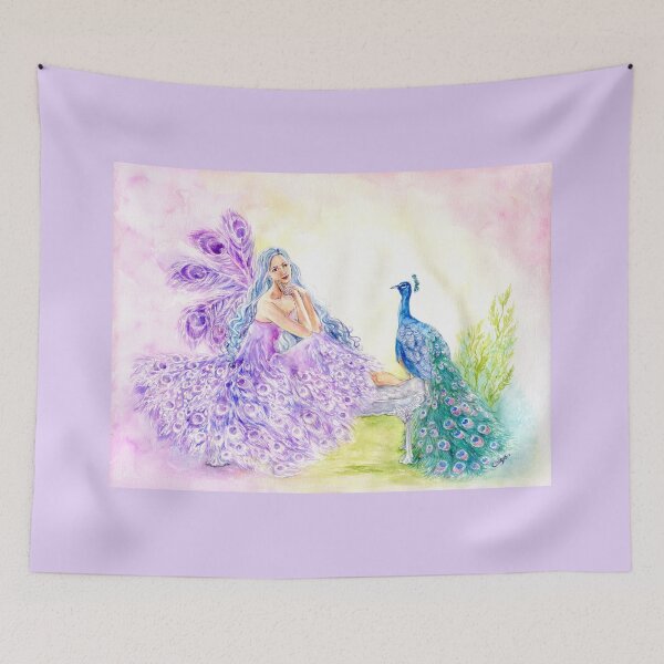 Artikelvorschau, Amethyst Peacock FAiry entworfen und verkauft von Cristina Hansen.
