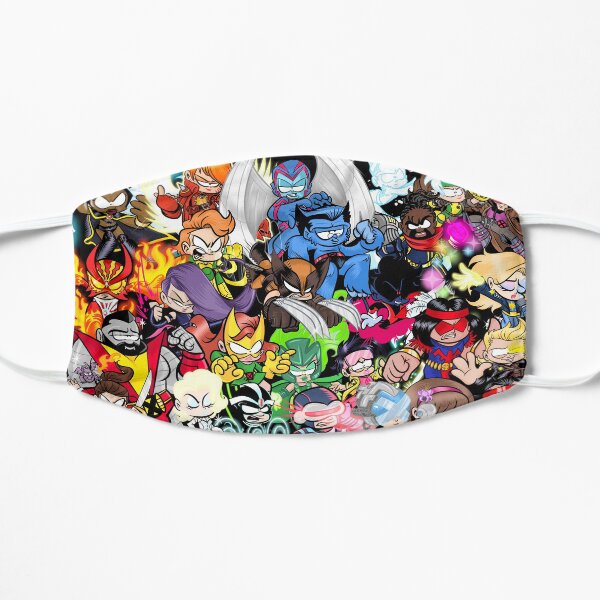 Xcutie collage Flat Mask