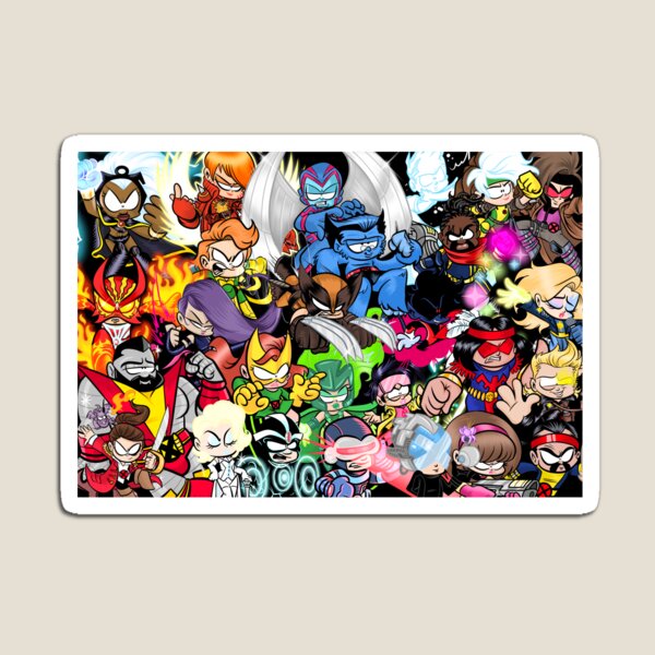 Xcutie collage Magnet