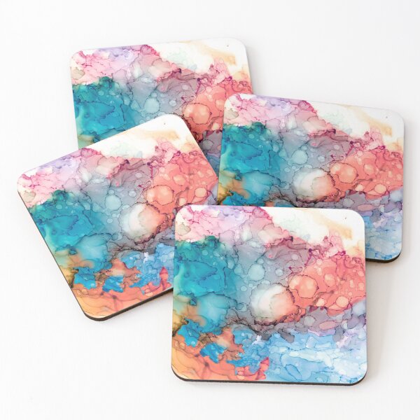 Item preview, Sea Pools Navy Pink Lava Surge designed and sold by EjRielDesign.