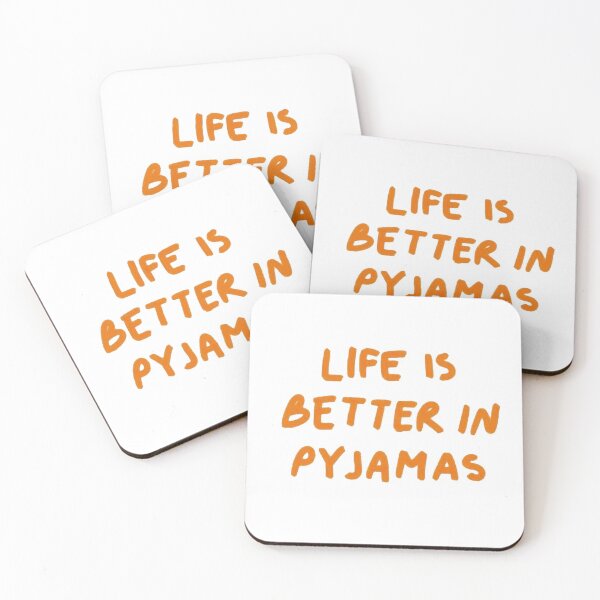 Item preview, Life is better in Pyjamas designed and sold by -SUGAR-RUSH-.
