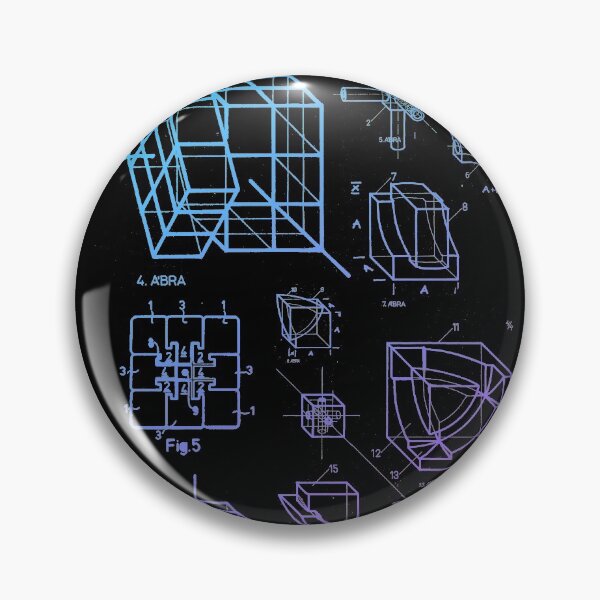 Item preview, Azul Rubiks Cube 3x3 Patent Neon designed and sold by jamboi.