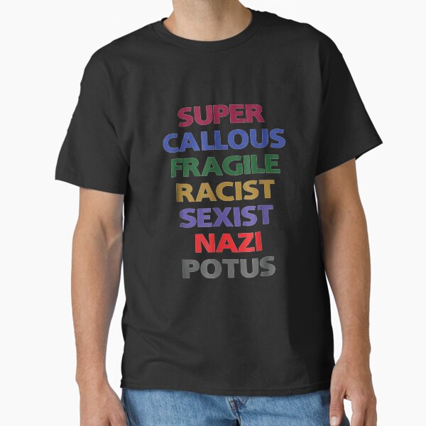Vista previa del artículo con la obra «SÚPER CALLOSO POTUS FRÁGIL Anti Trump notmyores», diseñado y vendido por PenelopeMunoz.