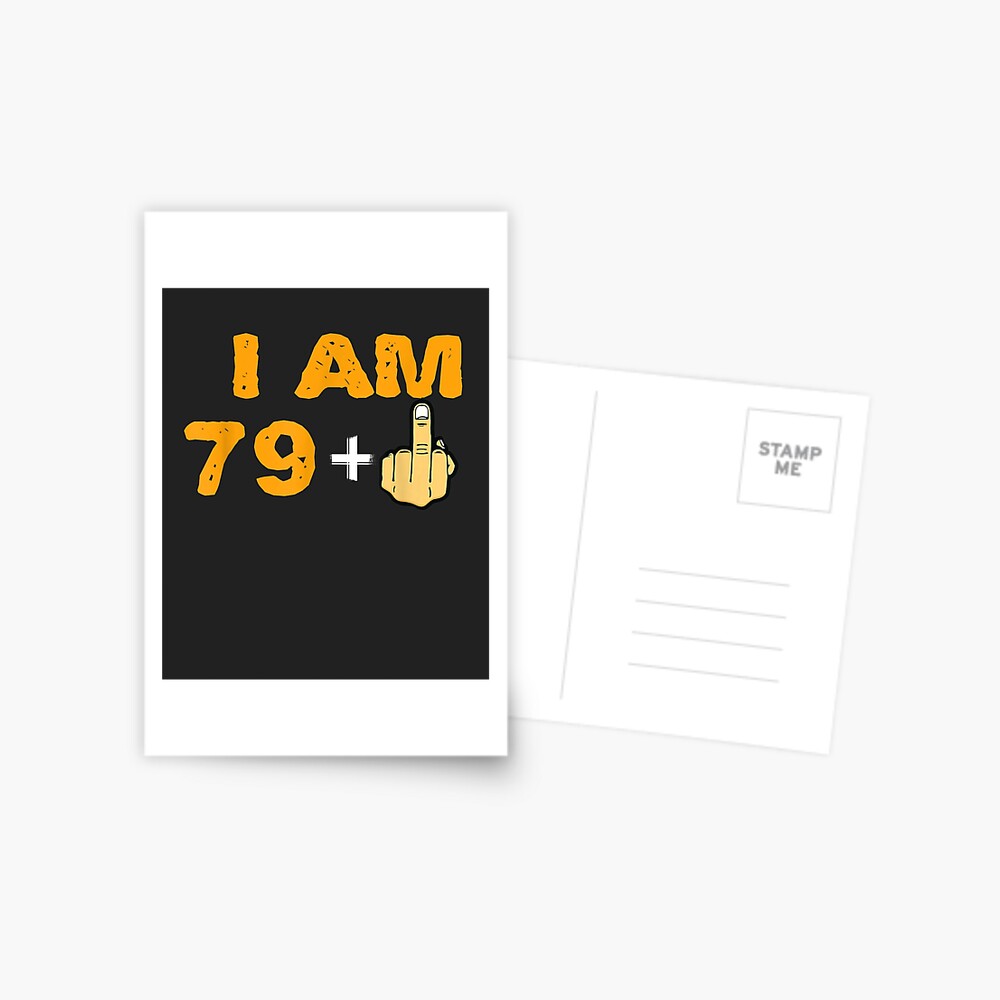 80th Birthday Gift Ideas For Men Women 80 Years Old Postcard By Drewmurazik Redbubble