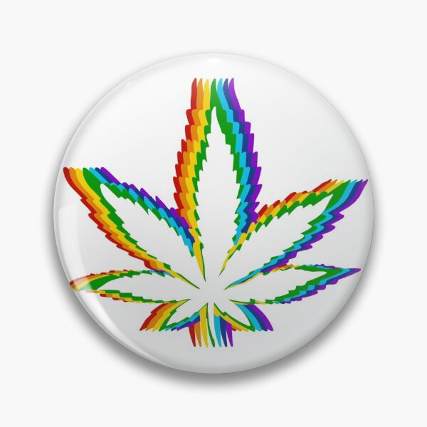 Item preview, Rainbow Pot Leaf designed and sold by mayapl.