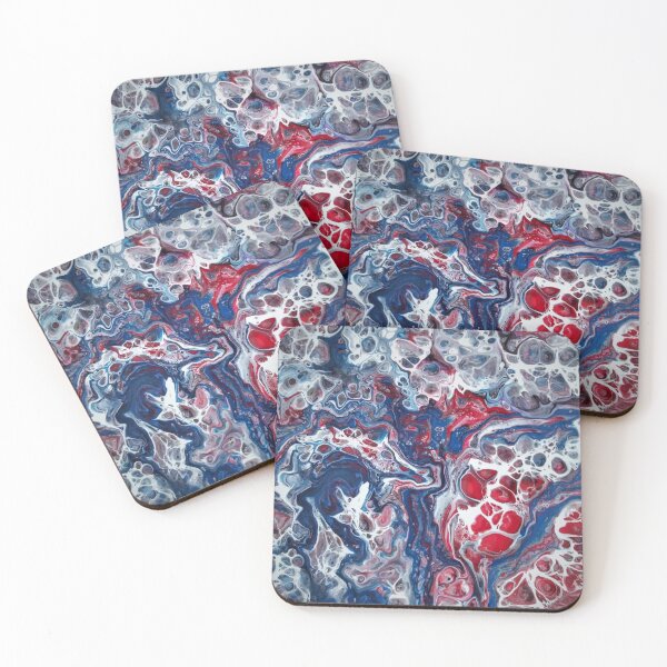 Item preview, Abstract in Red White Blue designed and sold by Annabellepaints.