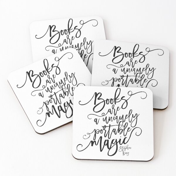 Item preview, Books are a Uniquely Portable Magic - Stephen King designed and sold by enchantedshoppe.